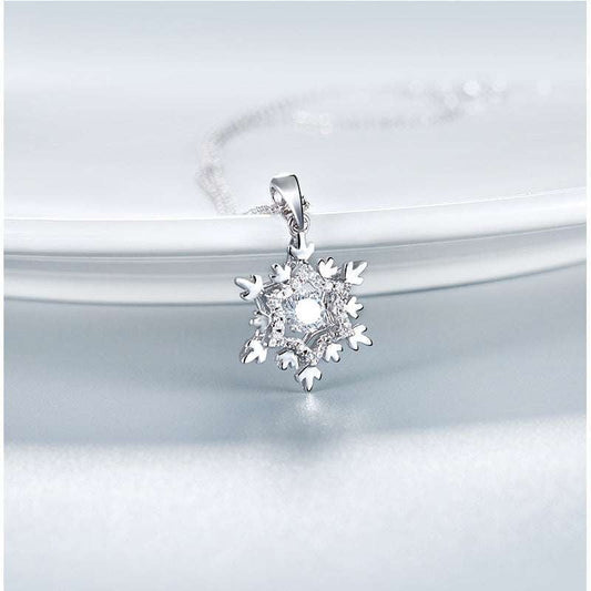 Moissanite Silver Necklace, Quality Necklace Online., Smart Silver Pendant - available at Sparq Mart