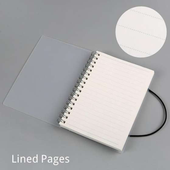 A5 Lined Journal, Durable Notepad Diary, Spiral Coil Notebook - available at Sparq Mart