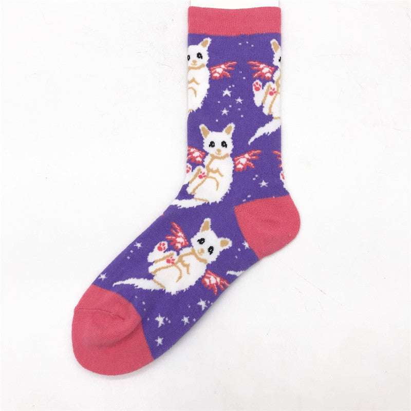 Cozy Cotton Socks, Fun Animal Footwear, Kids Cartoon Socks - available at Sparq Mart