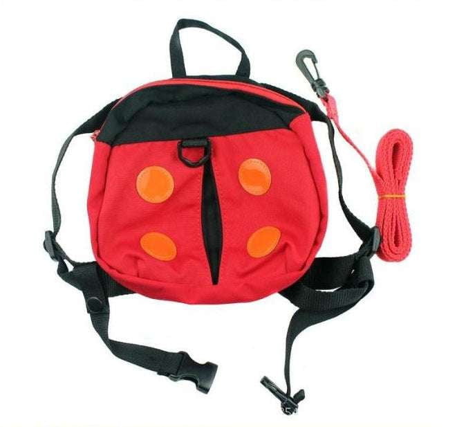 Cute small purse, Ladybug baby bag, Red and light grey bag - available at Sparq Mart