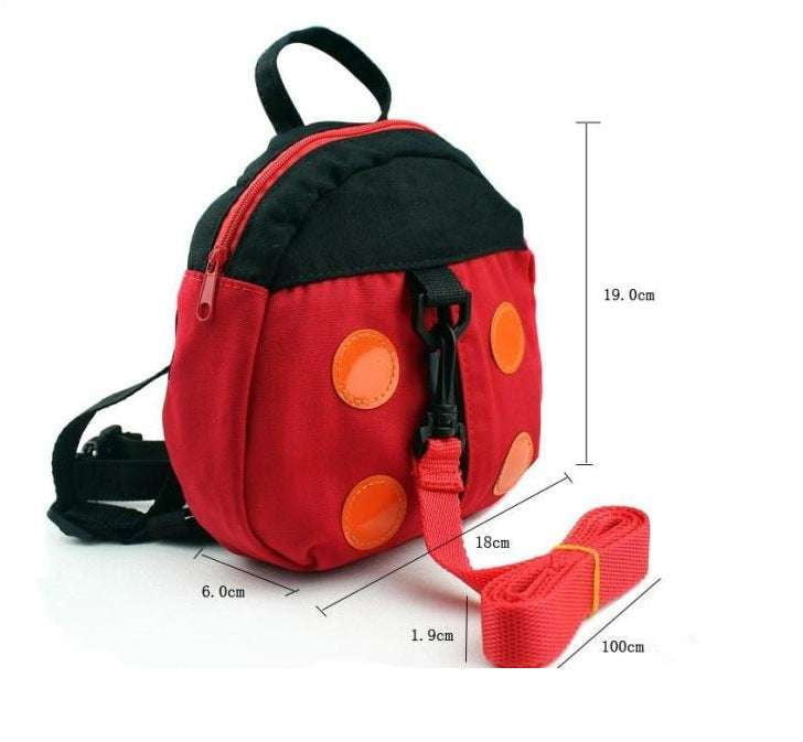 Cute small purse, Ladybug baby bag, Red and light grey bag - available at Sparq Mart