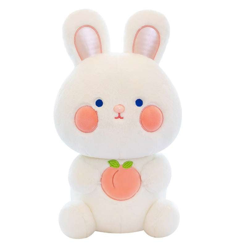 Dumb Rabbit Toy, Fruit Themed Plushies, Peach Rabbit Plush - available at Sparq Mart