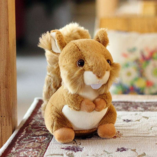 Cute Plush Collectibles, Plush Toy Gift, Squirrel Plush Decor - available at Sparq Mart