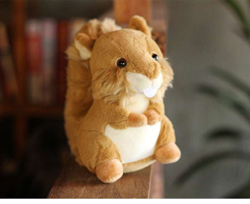 Cute Plush Collectibles, Plush Toy Gift, Squirrel Plush Decor - available at Sparq Mart