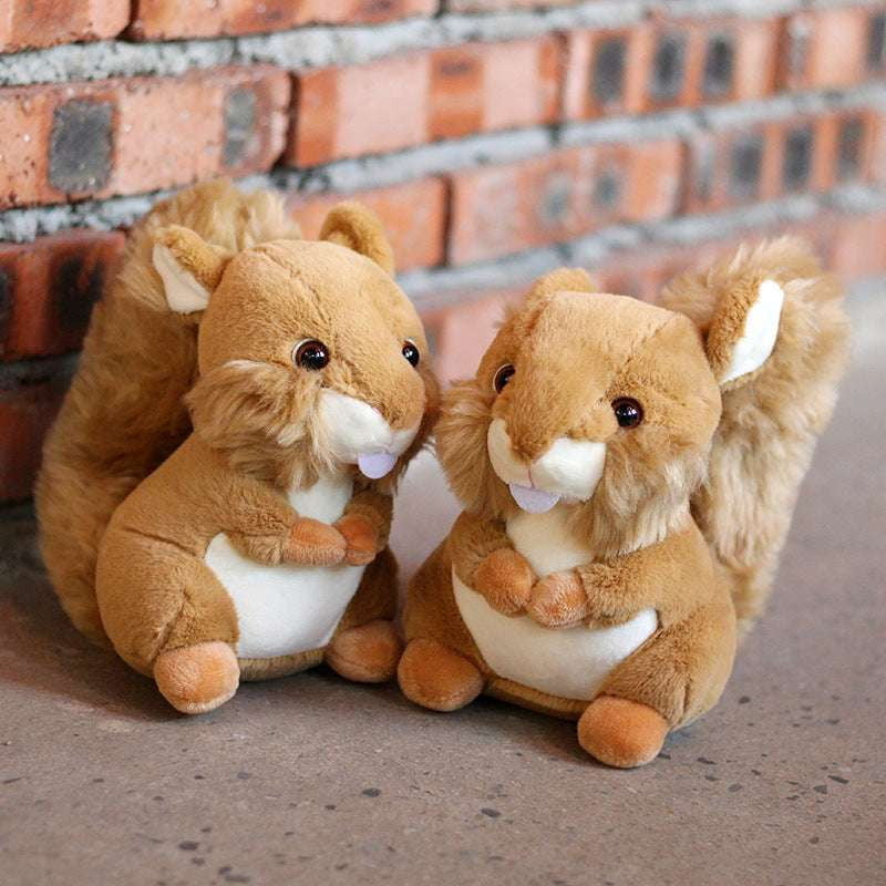 Cute Plush Collectibles, Plush Toy Gift, Squirrel Plush Decor - available at Sparq Mart