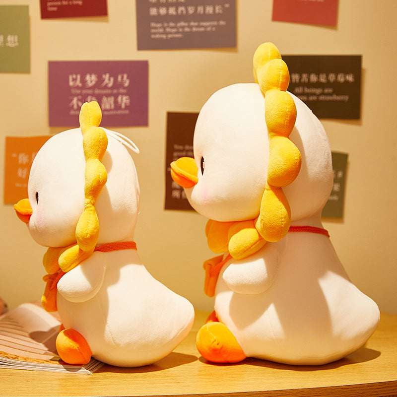 creative plush toy, soft stuffed animals, yellow plush duck - available at Sparq Mart
