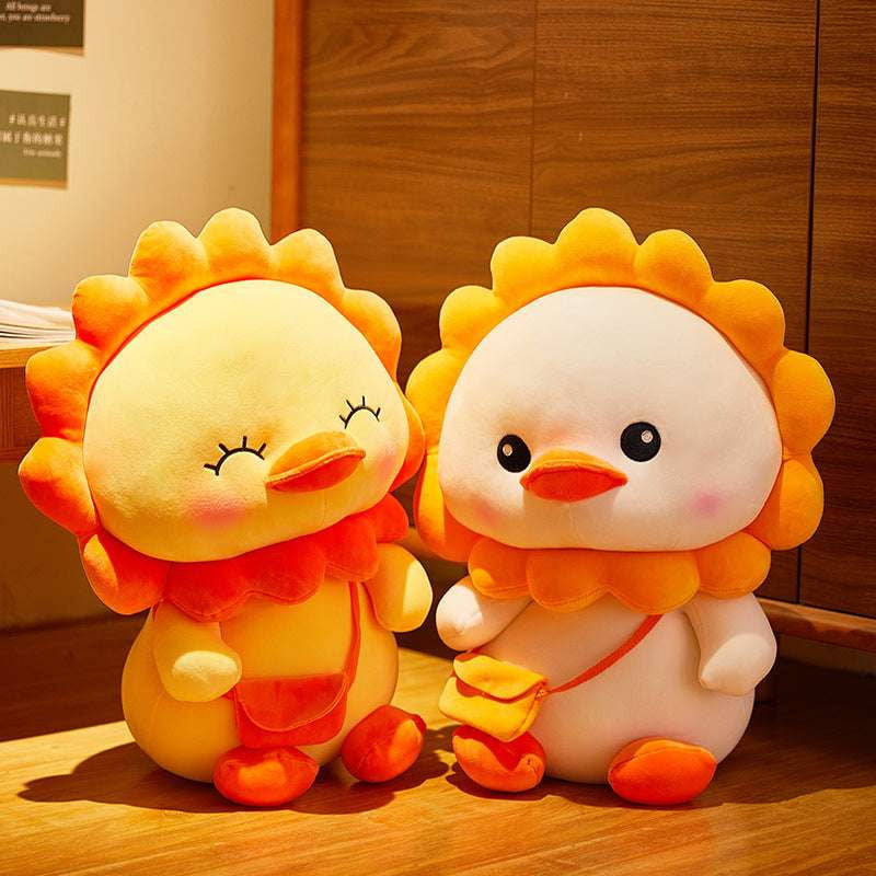 creative plush toy, soft stuffed animals, yellow plush duck - available at Sparq Mart