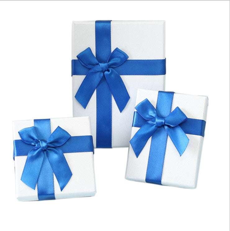 affordable jewelry packaging, jewelry blue bow, jewelry packaging box - available at Sparq Mart