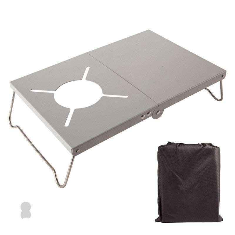 Aluminum Stove Stand, Camping Stove Table, Portable Stove Bracket - available at Sparq Mart