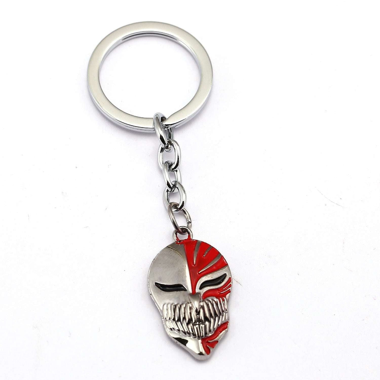 Anime Mask Pendant, Flame Skull Jewelry, Semi-virtual Accessories - available at Sparq Mart