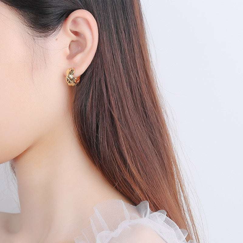 Anti-allergic Fashion Rhombus Ear Buckle, Shop Now, Women's Ear Buckle - available at Sparq Mart