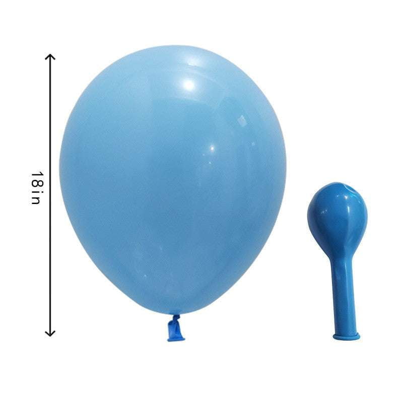 Blue Party Balloons, Macaron Balloon Decor, Metallic Silver Balloons - available at Sparq Mart