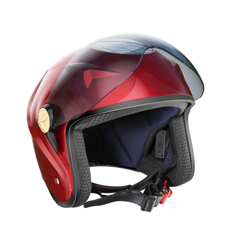 Bluetooth Half Helmet, Electric Motorcycle Helmet, Four Season Helmet - available at Sparq Mart