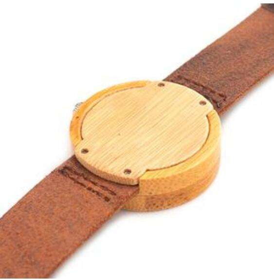 handmade wooden watch, ladies bamboo watch, sustainable timepiece - available at Sparq Mart