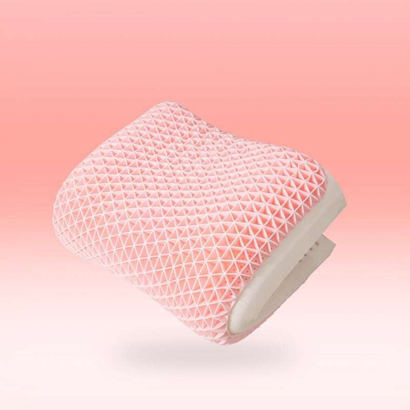 breathable silicone pillow, ergonomic neck support, washable travel pillow - available at Sparq Mart