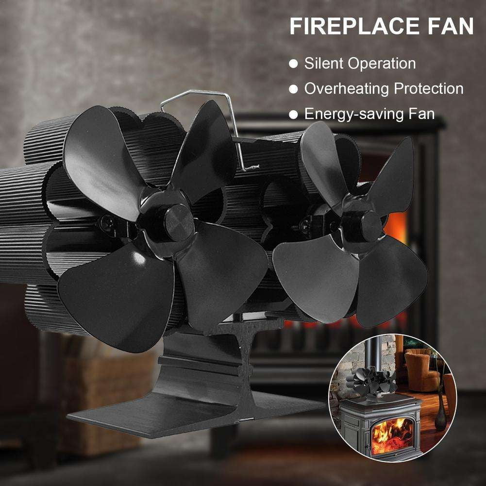 Eco-Friendly Stove Fan, Efficient Heat Distribution, Fireplace Heat Fan - available at Sparq Mart