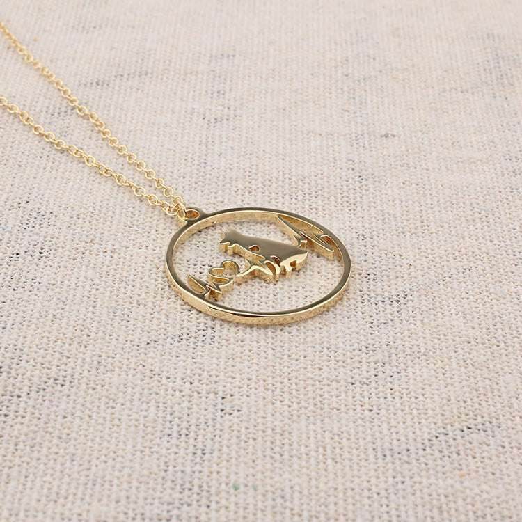 Chic Clavicle Chain, Cute Animal Necklace, Dog Pendant Necklace - available at Sparq Mart