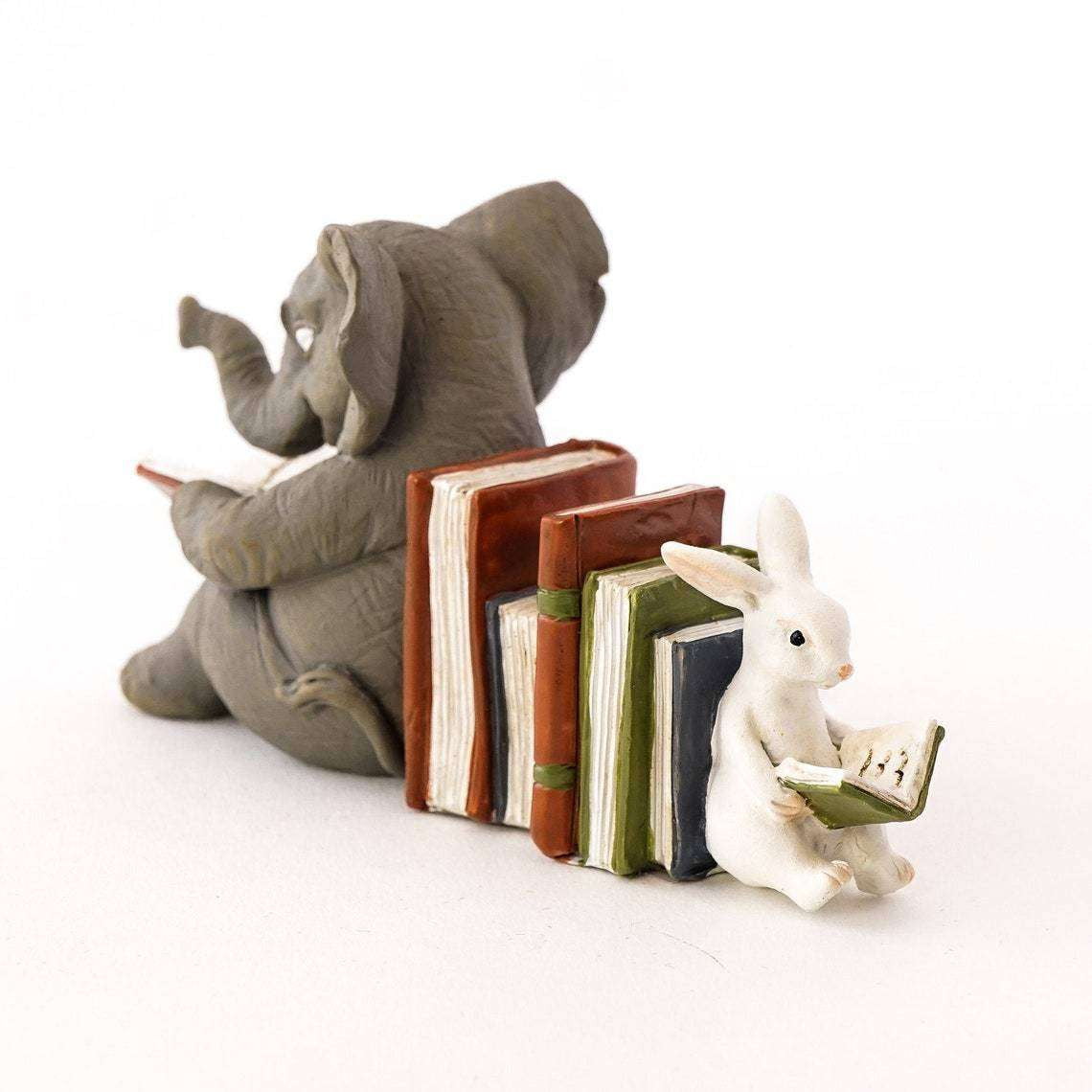 Chic Home Accent, Elephant Rabbit Ornament, Resin Animal Figurine - available at Sparq Mart