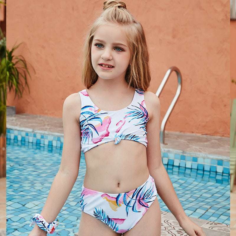 Girls Floral Bikini Set Kids Chic Swimwear Online Trendy Swimsuit Girls Fashion - available at Sparq Mart