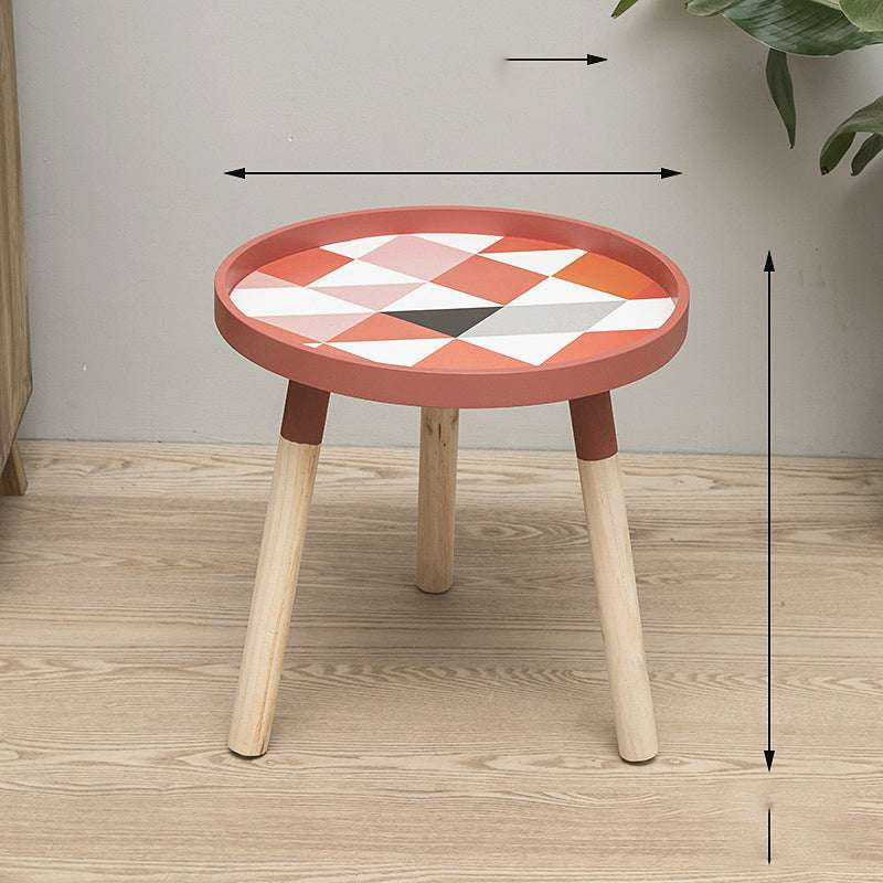 Mini Bedside Table, Nordic Coffee Table, Small Round Table - available at Sparq Mart