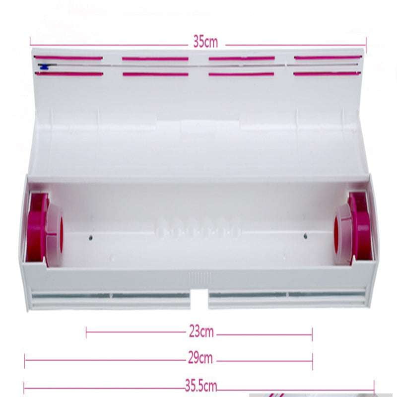 Cling Film Cutter, Film Cutter Dispenser, Kitchen Dispenser Box - available at Sparq Mart