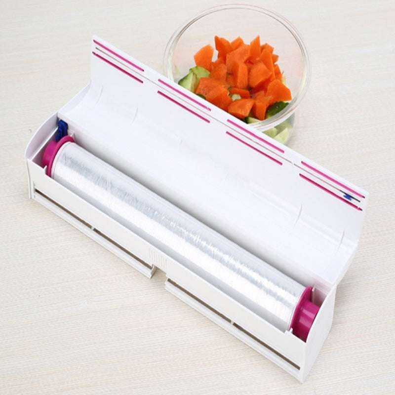 Cling Film Cutter, Film Cutter Dispenser, Kitchen Dispenser Box - available at Sparq Mart