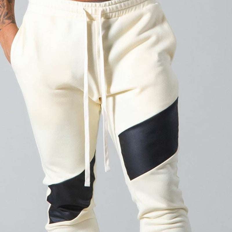 Basketball Leisure Trousers, Leisure Sports Apparel, Sporty Stitching Trousers - available at Sparq Mart