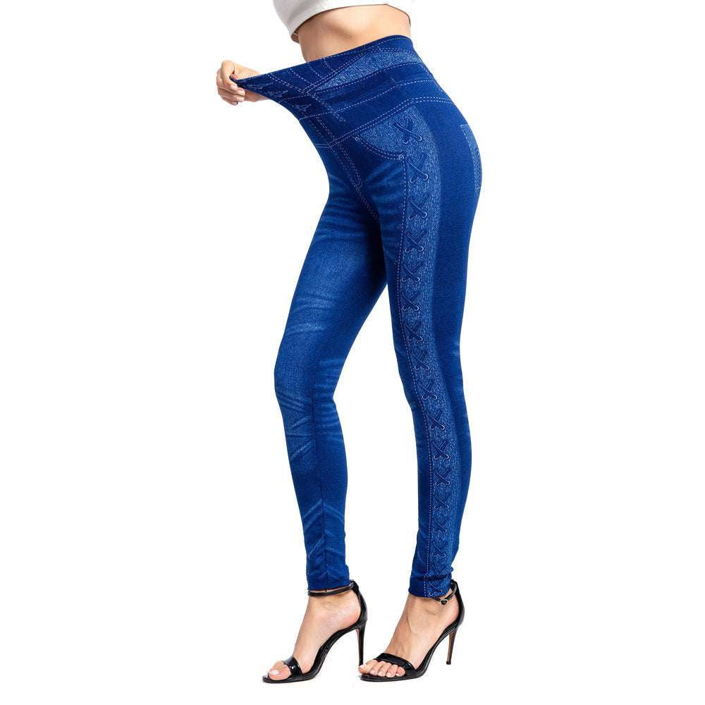 breathable jeans leggings, slim fit leggings, women denim jeggings - available at Sparq Mart