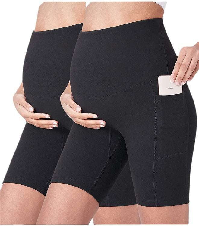 belly support leggings, maternity workout pants, pregnancy fitness attire - available at Sparq Mart