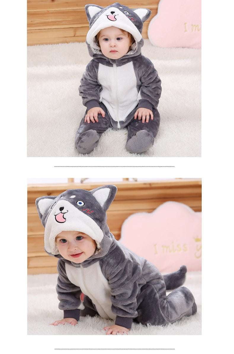 baby romper suits, cute animal onesies, infant jumpsuit outfit - available at Sparq Mart