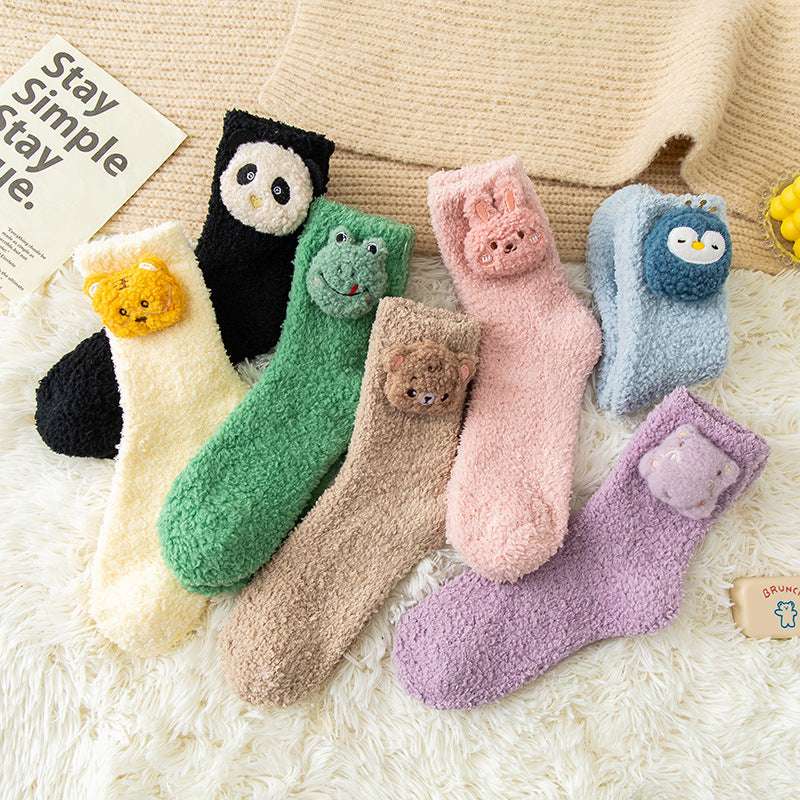 Cozy Animal-themed Socks, Home and Outdoors - available at Sparq Mart