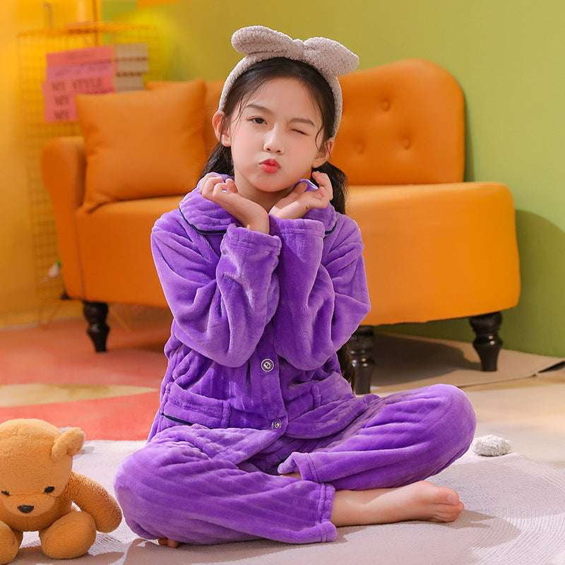 Boys Cozy Pajamas, Childrens Pajama Set, Kids Flannel Sleepwear - available at Sparq Mart