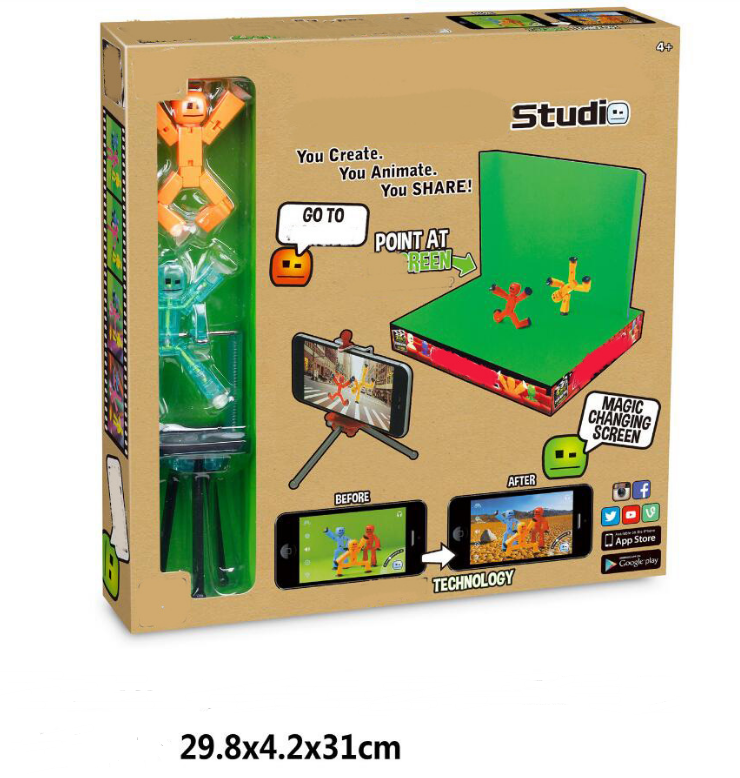 create animations, Sparq Mart, StikBot Animation Studio - available at Sparq Mart