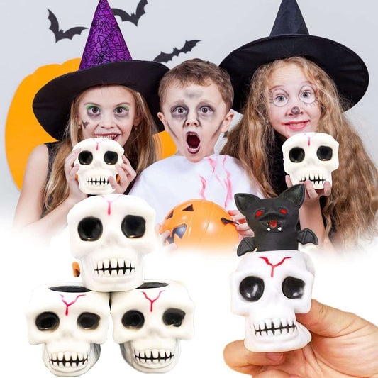 decompression toy, Halloween skull squeeze, wholesale - available at Sparq Mart