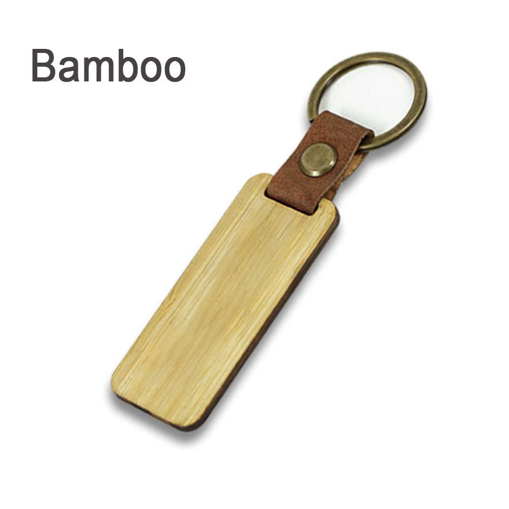 Custom Wooden Keychain, Engraved Wood Keepsake, Personalized Wood Accessory - available at Sparq Mart