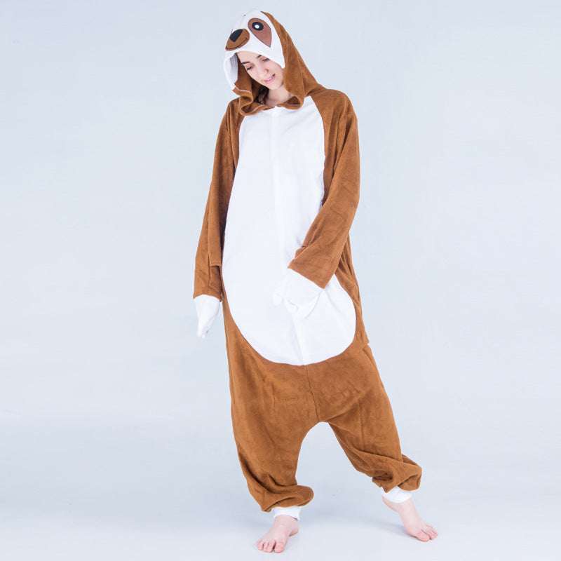 cartoon pajama homewear, cute sloth pajama - available at Sparq Mart