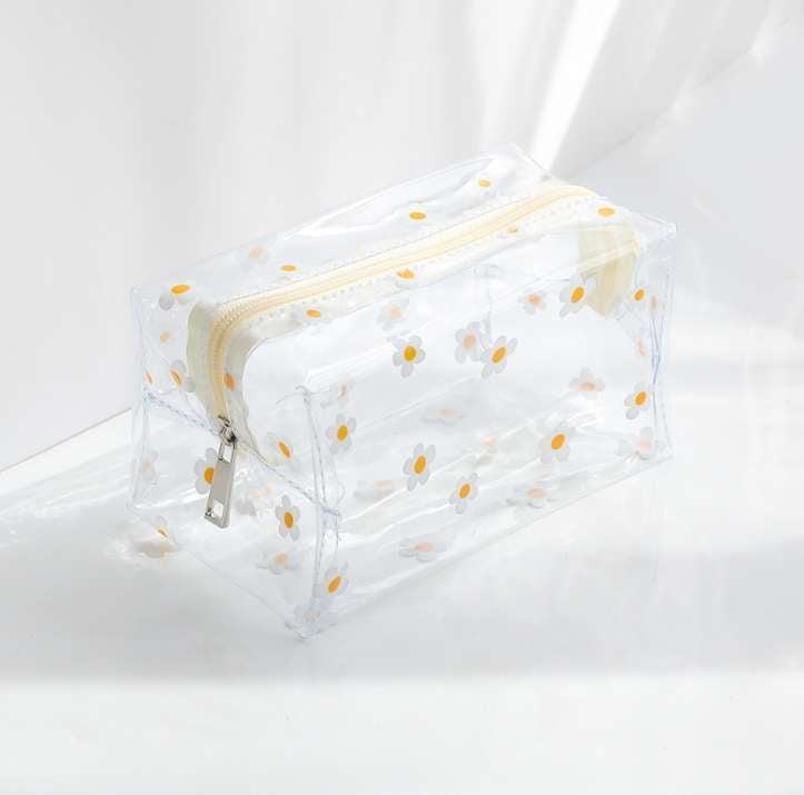 Cute Cosmetic Organizer, Large Portable Cosmetic, Transparent Wash Bag - available at Sparq Mart