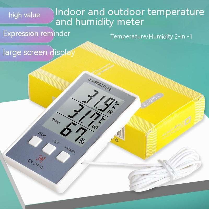 aquarium temperature monitor, electronic humidity gauge, fish bowl thermometer - available at Sparq Mart