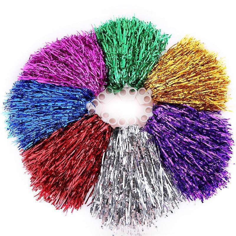 Cheer Pom Poms, Colorful Cheer Flowers, Durable Hand Flowers - available at Sparq Mart