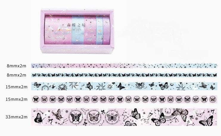 Decorative Washi Tape, DIY Crafting Supplies, Starry Sky Stickers - available at Sparq Mart