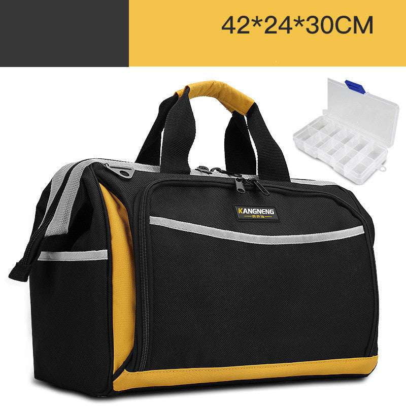 canvas tool carrier, multifunctional tool pouch, wear-resistant toolbag - available at Sparq Mart