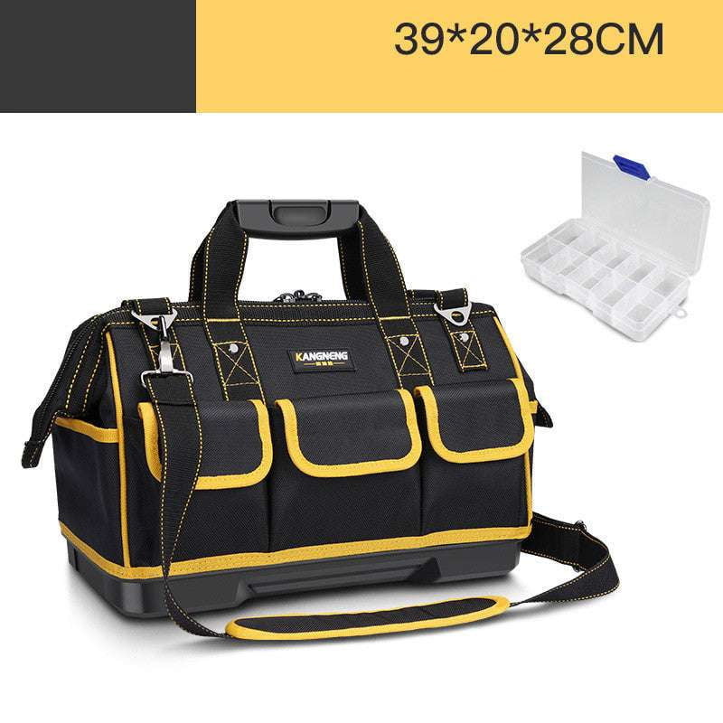 canvas tool carrier, multifunctional tool pouch, wear-resistant toolbag - available at Sparq Mart