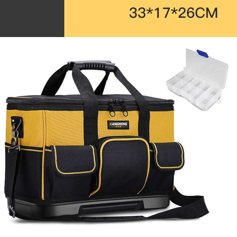 canvas tool carrier, multifunctional tool pouch, wear-resistant toolbag - available at Sparq Mart