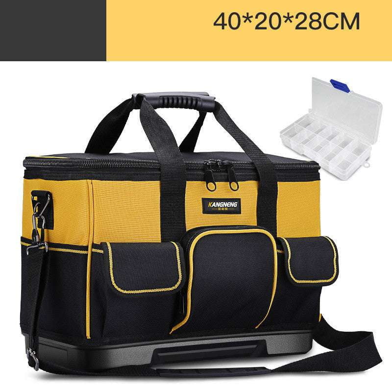 canvas tool carrier, multifunctional tool pouch, wear-resistant toolbag - available at Sparq Mart