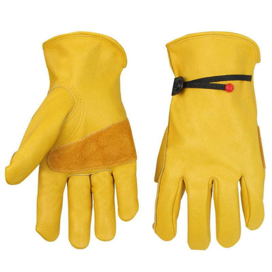 Cowhide Gardening Gloves, High Heat Gloves, Leather Protection Gloves - available at Sparq Mart