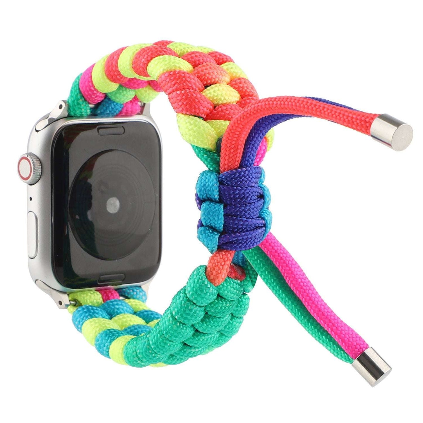 Outdoor Wristband Strap, Paracord Watch Band, Velcro Apple Watch - available at Sparq Mart