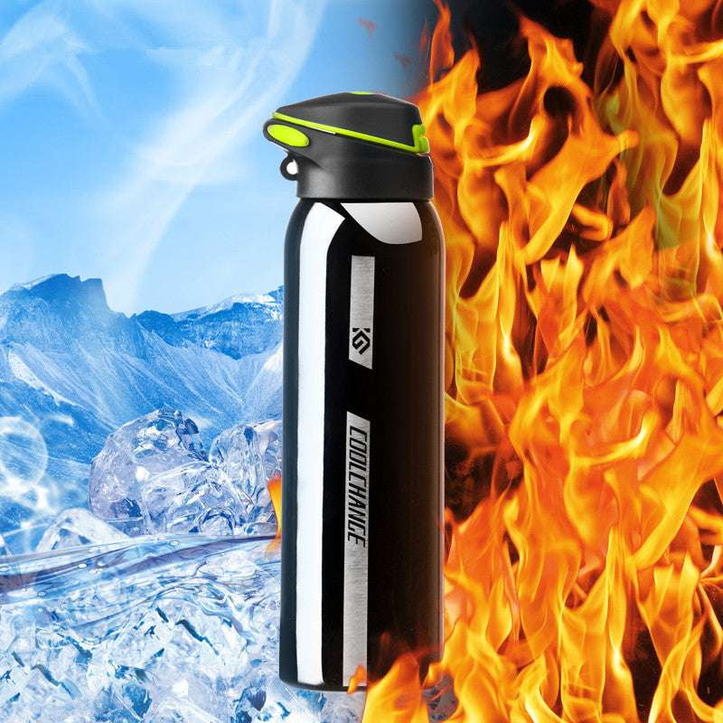 Cool Beverage Flask, Insulated Travel Mug, Stainless Steel Tumbler - available at Sparq Mart