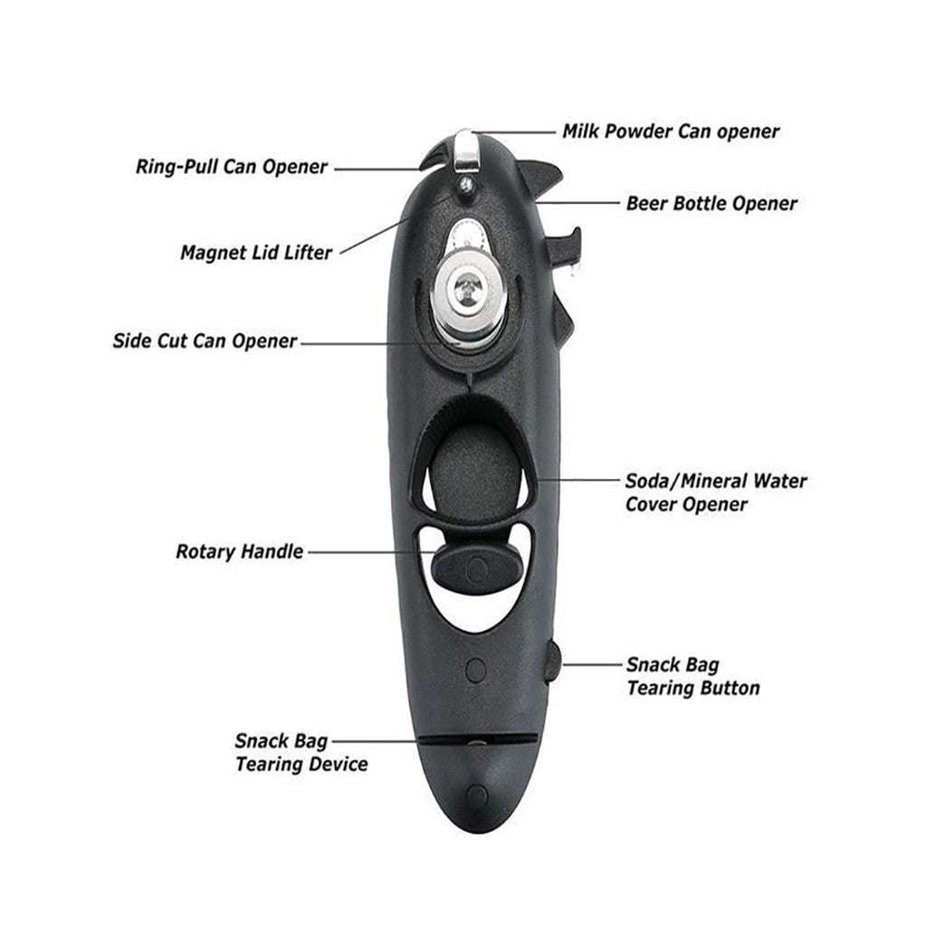 Kitchen Bottle Opener, Manual Can Opener, Portable Jar Opener - available at Sparq Mart