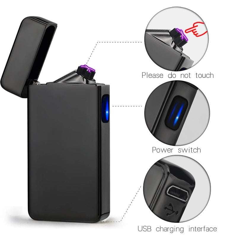 Eco-Friendly Flameless Lighter, Portable Electric Lighter, USB Rechargeable Lighter - available at Sparq Mart