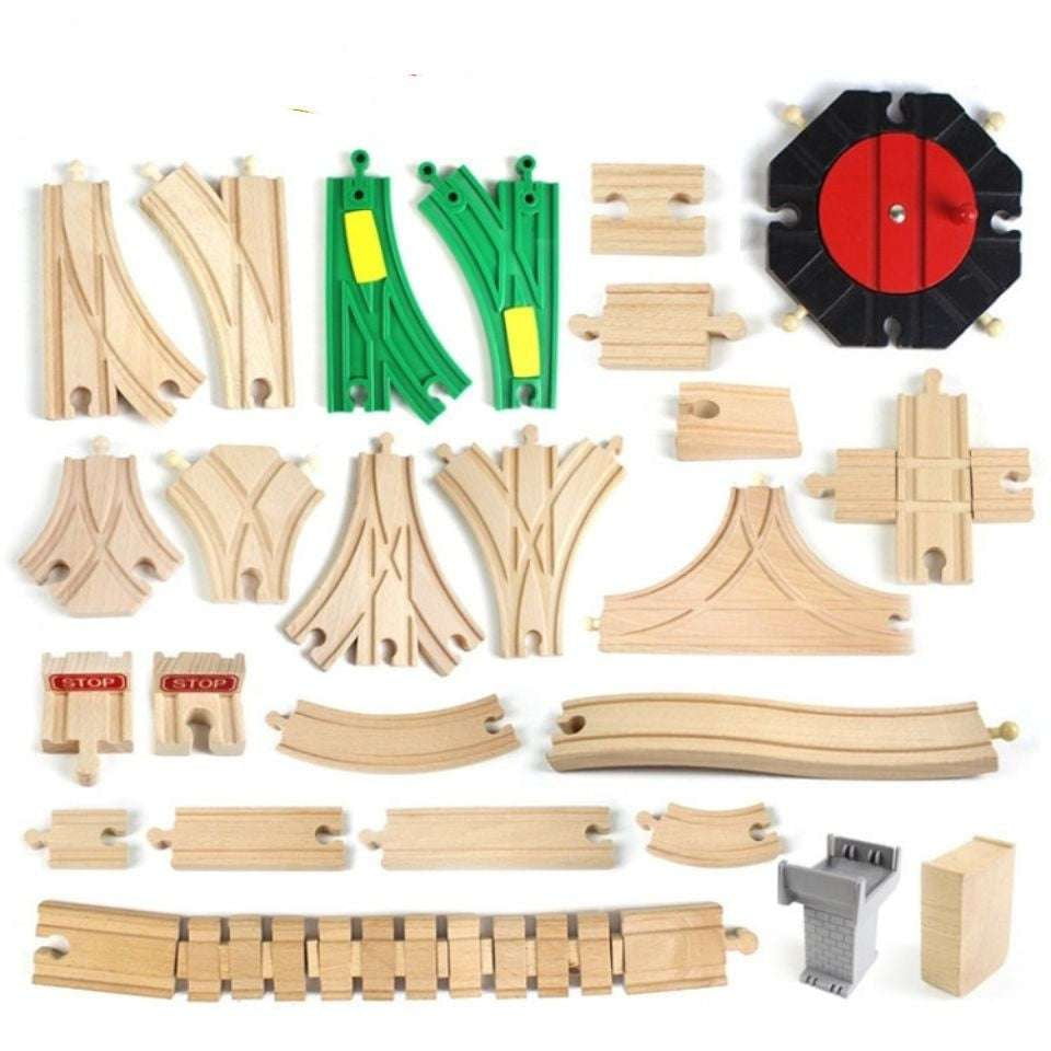 Children's Puzzle Sets, Educational Building Blocks, Wood Train Toy - available at Sparq Mart